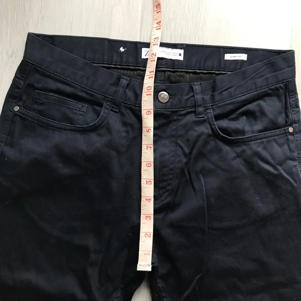 ZARA BLUE TWILL JEANS SLIM FIT FIVE POCKETS MENS 31